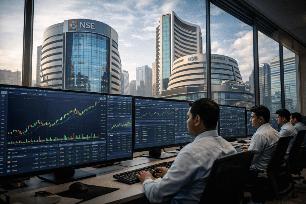 what is stock market for beginners India NSE BSE overview