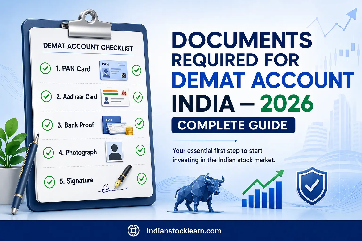 Documents required for demat account India 2026 complete checklist