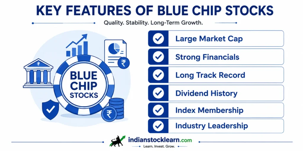 blue chip stock criteria checklist India