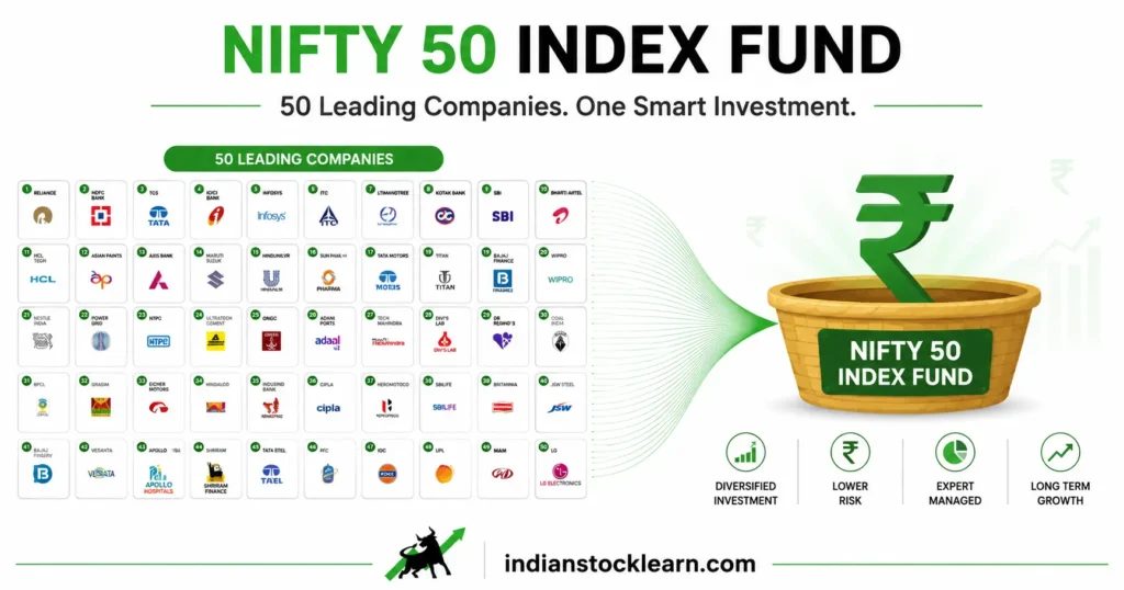 what is an index fund - Nifty 50 India 2026